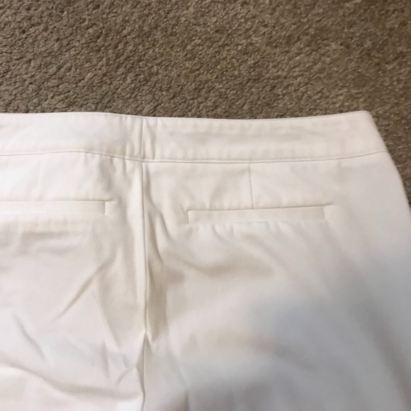 Ecru Women's White Crop Pants, Size 4 - Picture 5 of 7